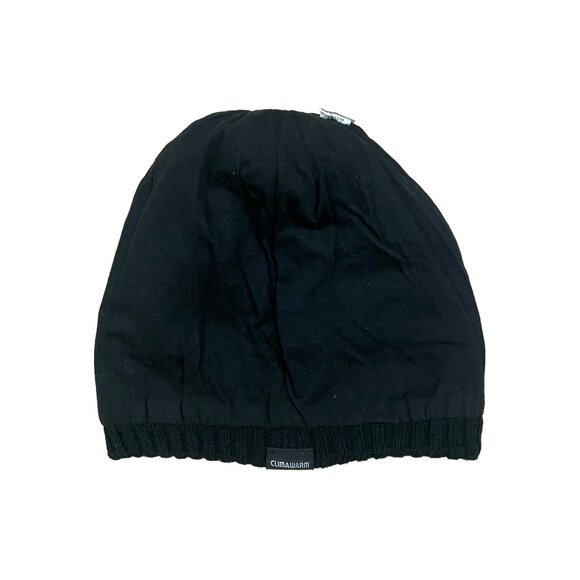 adidas ClimaWarm Black Knit Beanie — Warm Lined Winter Hat - Picture 6 of 10
